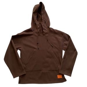 Yifeng Y F Style Design 1978 Brown Drawstring Hoodie Hood Oversized Sz M Medium